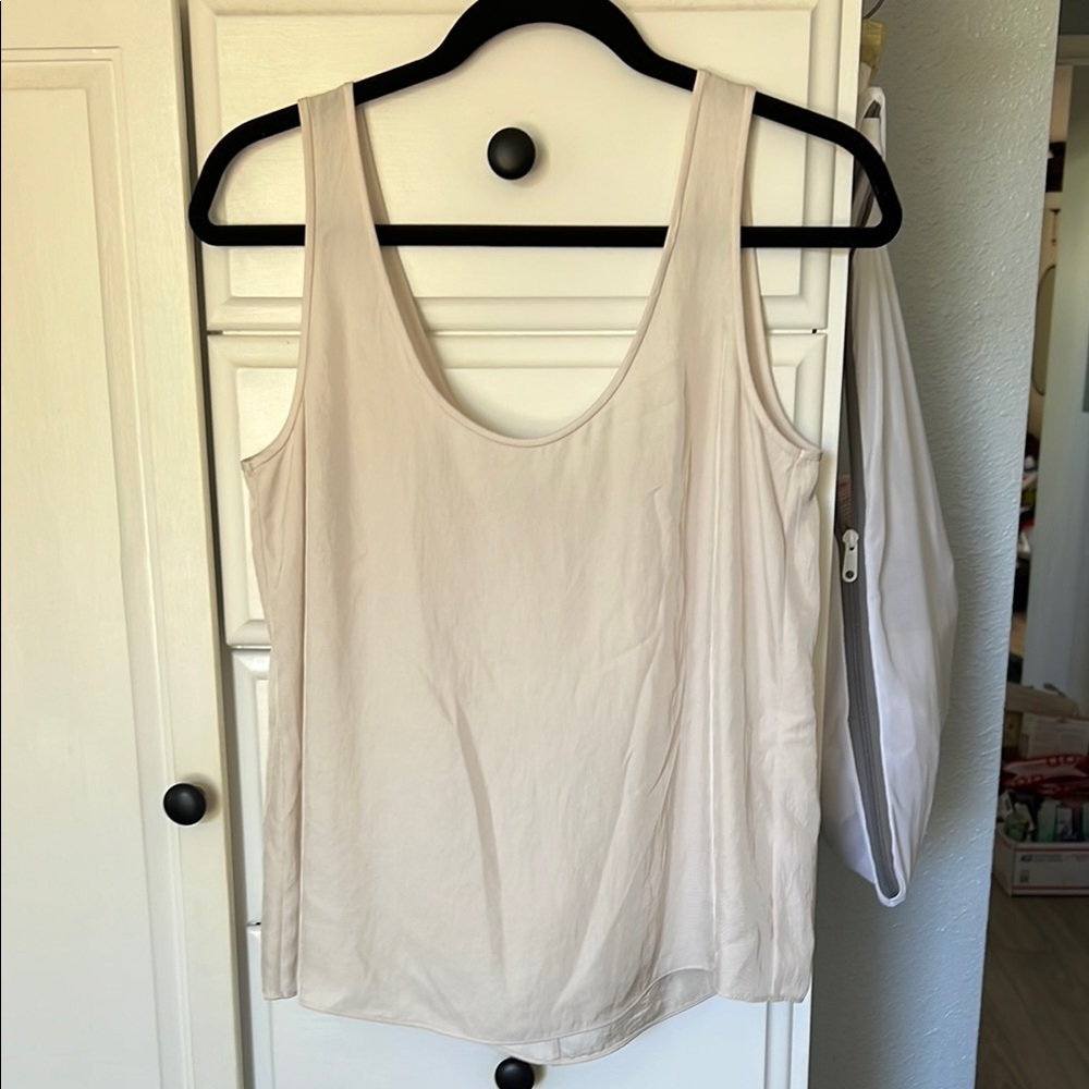 NWT VINCE Elegant Cream Sleeveless Top